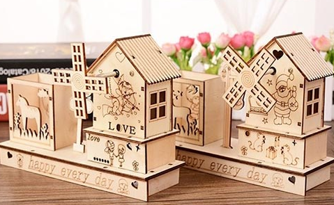 激光雕刻的音樂盒，帶您追尋記憶深處的韻律