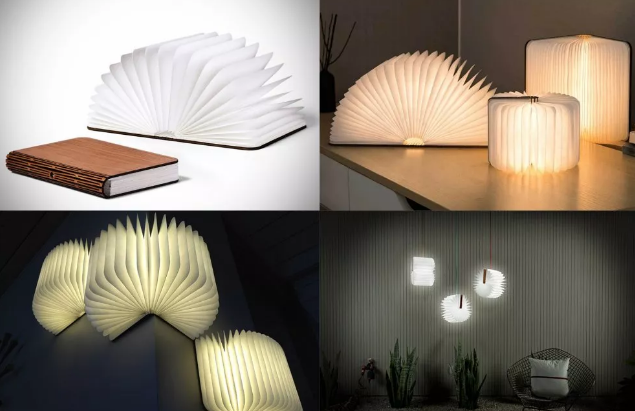 激光切割木質書頁燈：無言的陪伴，無形的溫暖！