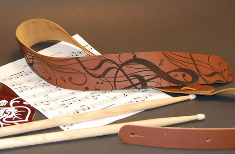 激光打標吉他背帶，助力音樂夢想之旅